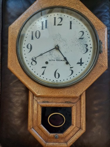 Stamped 1918d seth thomas - seth,